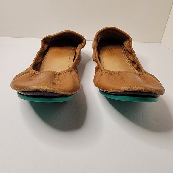 Tieks by Gavriell Chestnut Leather Ballet Flats Size 9 - Picture 3 of 11